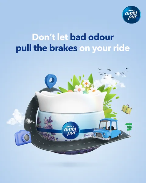 'Don't let bad odour pull the brakes on your ride.'