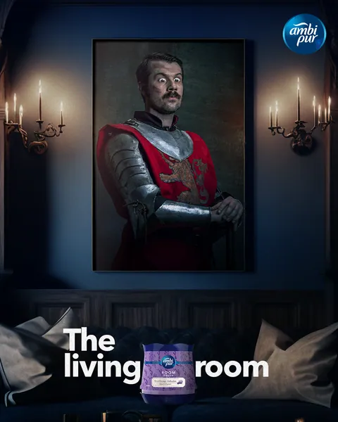 A knight’s portrait by candlelight