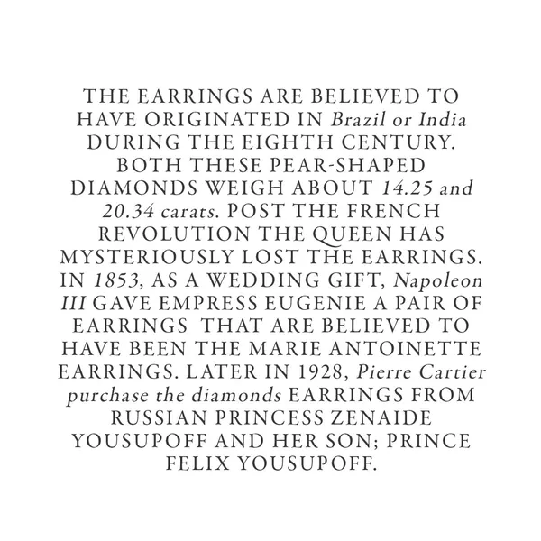 Part three: where the earrings came from and who owned them next.