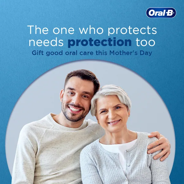 Mother's Day: a grown son and his mother, 'The one who protects needs protection too'.
