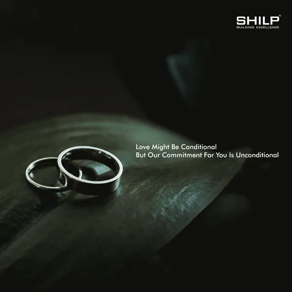 Time campaign: two rings. Love can be conditional; the commitment isn't.